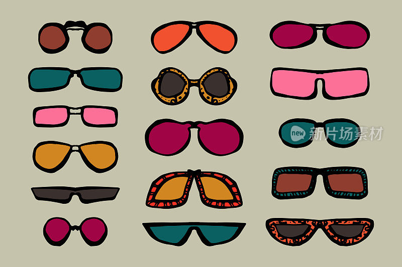 Sunglasses set.
